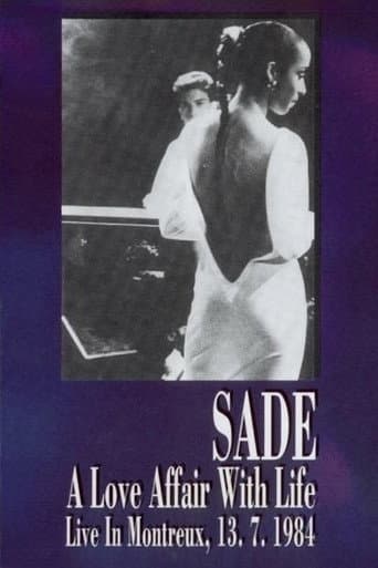 Poster for Sade: A Love Affair With Life - Live in Montreux