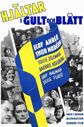 Poster for Hjältar i gult och blått