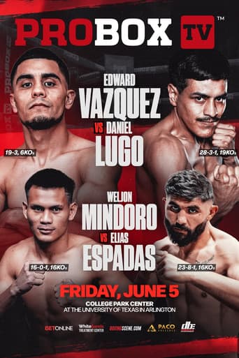Poster for Edward Vazquez vs. Daniel Lugo