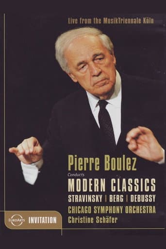 Poster for Pierre Boulez Conducts Modern Classics