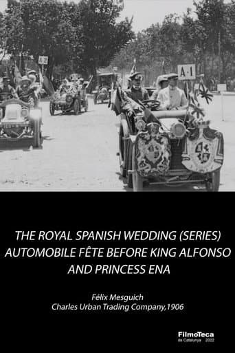 Poster for Automobile Fête Before King Alfonso and Princess Ena