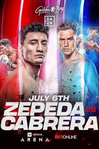 Poster for William Zepeda vs. Giovanni Cabrera