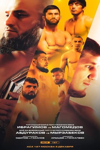Poster for ACA 197: Ibragimov vs. Magomedov