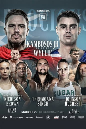 Poster for George Kambosos Jr vs. Jake Wyllie